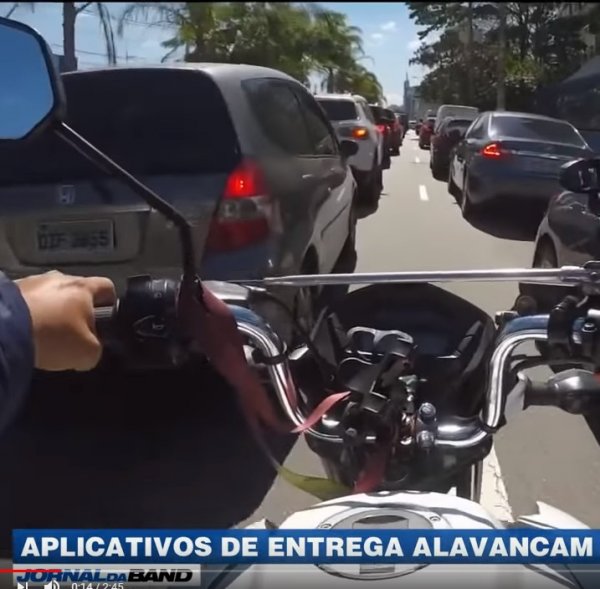 GF Express no Jornal da Band em matéria sobre Aplicativos de motoboy